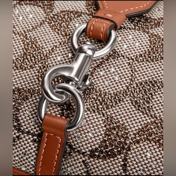 The Coach Originals Hamptons 2005 Crystal Signature Jacquard Hobo Bag NWT!🤎 - Picture 11 of 12